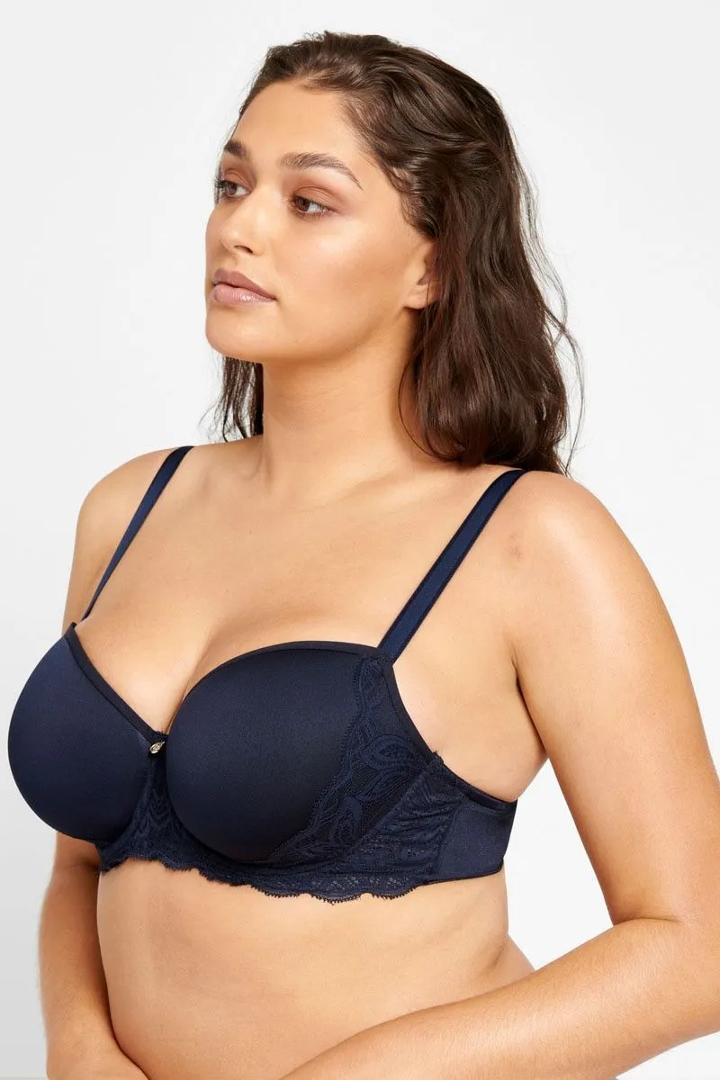 2 x Berlei Lift & Shape Balconette Spacer Bra Navy Yxct