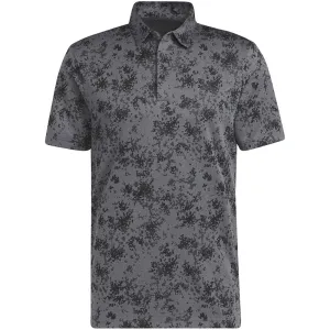 adidas Burst Jacquard Polo Shirt - Black