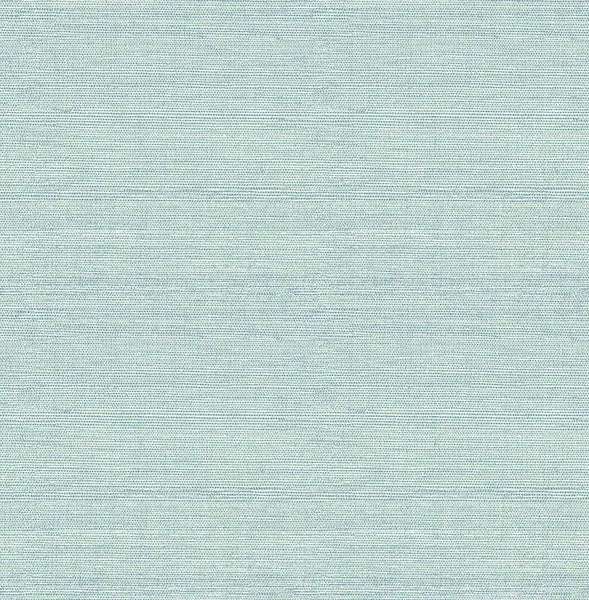 Agave Aqua Faux Grasscloth Wallpaper