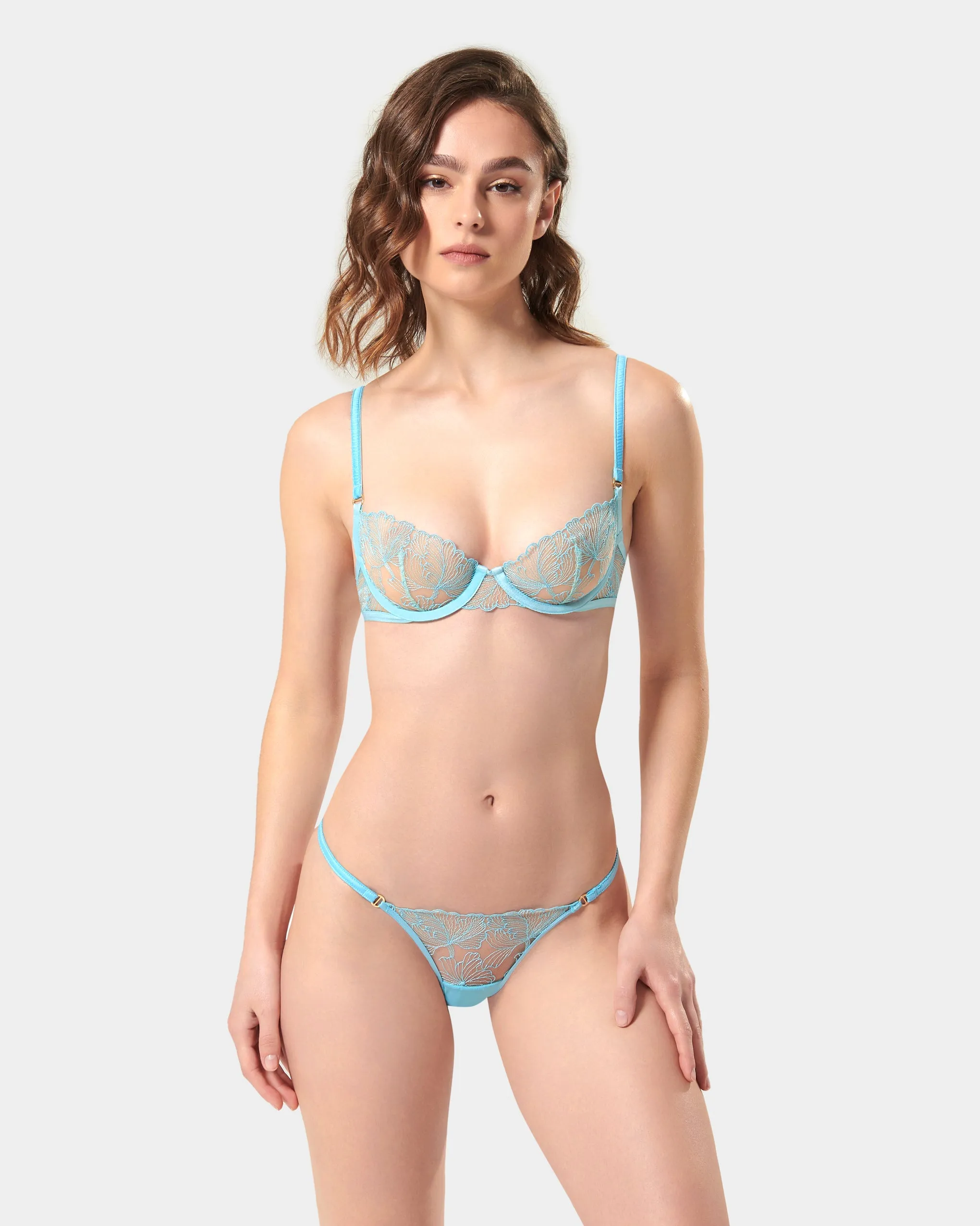 Alula Brief Blue Topaz/Sheer