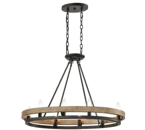 Aspen Farmhouse Cylinder Chandelier