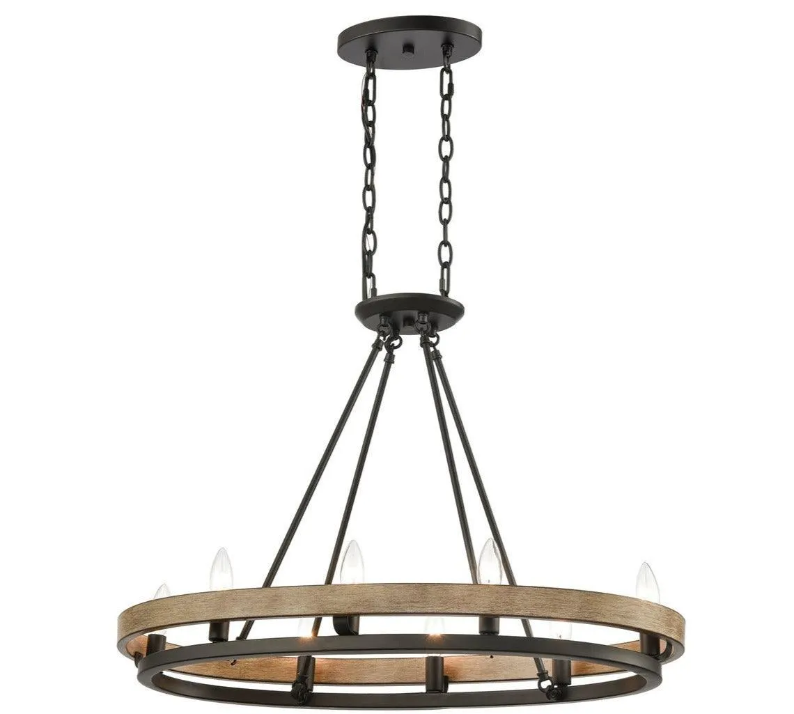 Aspen Farmhouse Cylinder Chandelier