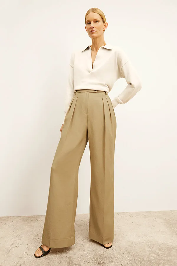 Bia Pant - Air Twill :: Macaroon