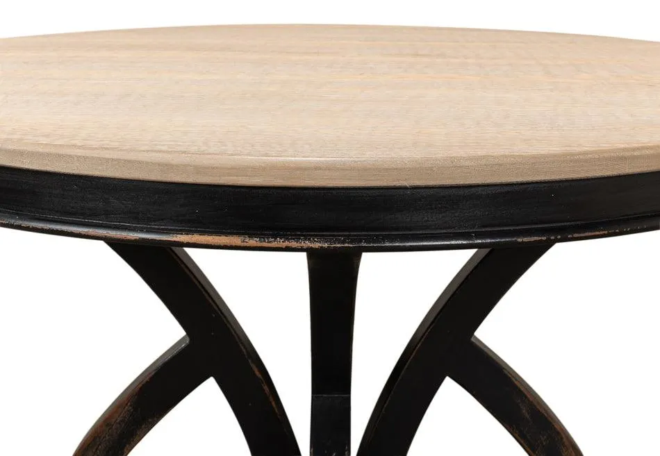 Black Sincerity Round Dining Table