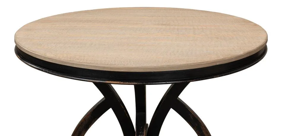 Black Sincerity Round Dining Table