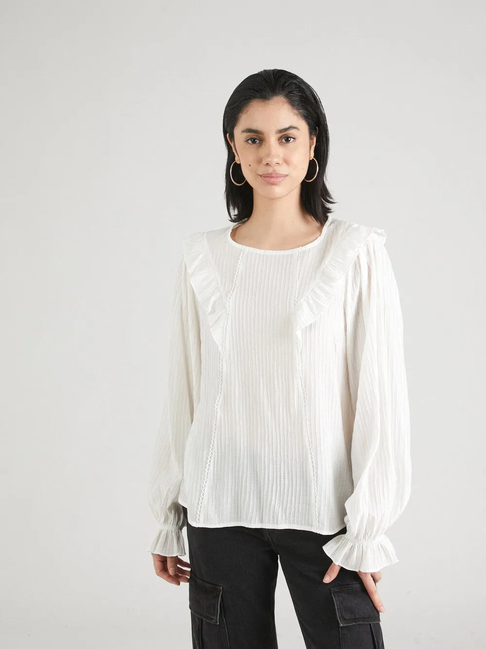 Blouse Moss Copenhagen Jadalia, white