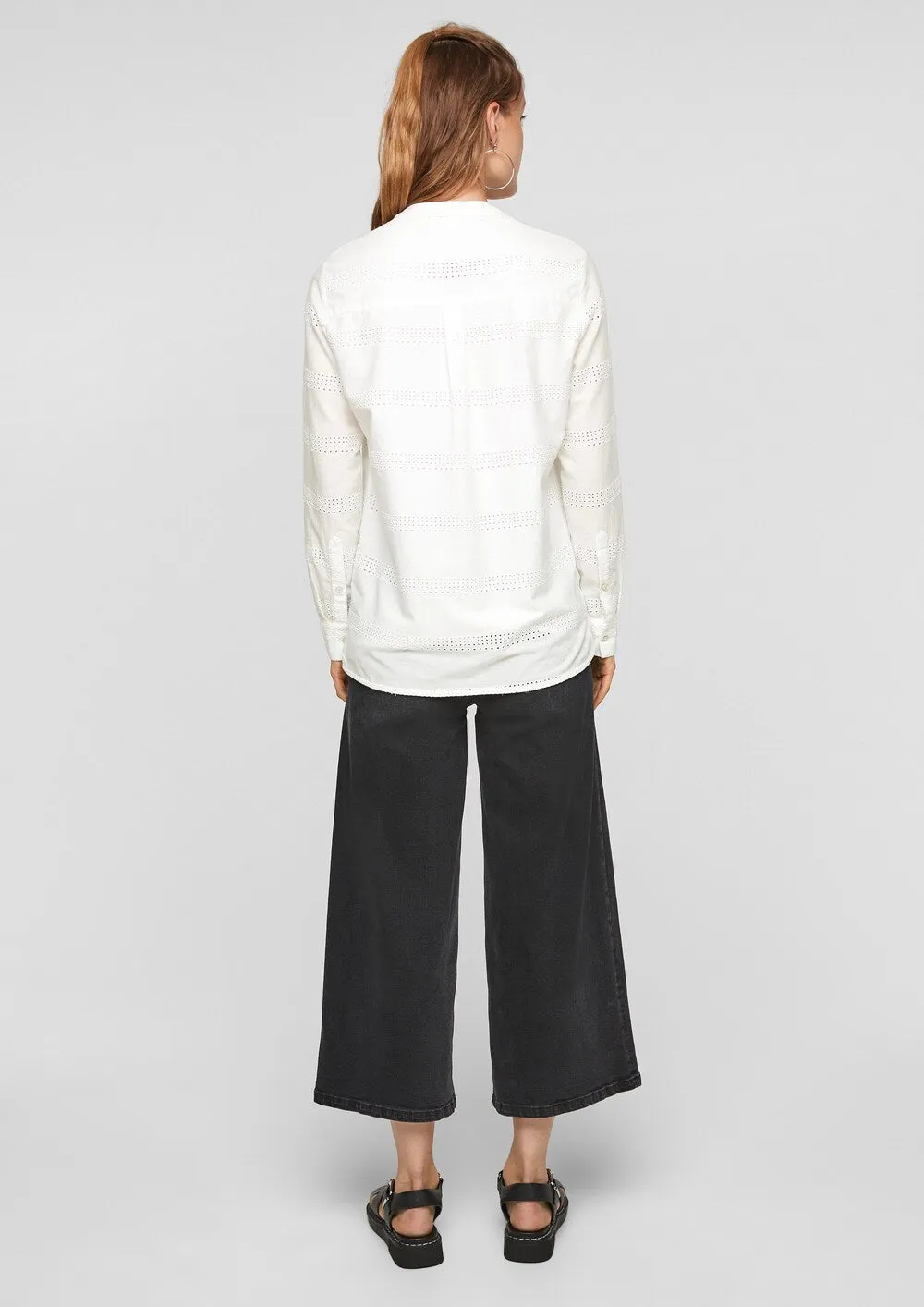 Blouse sliver, white