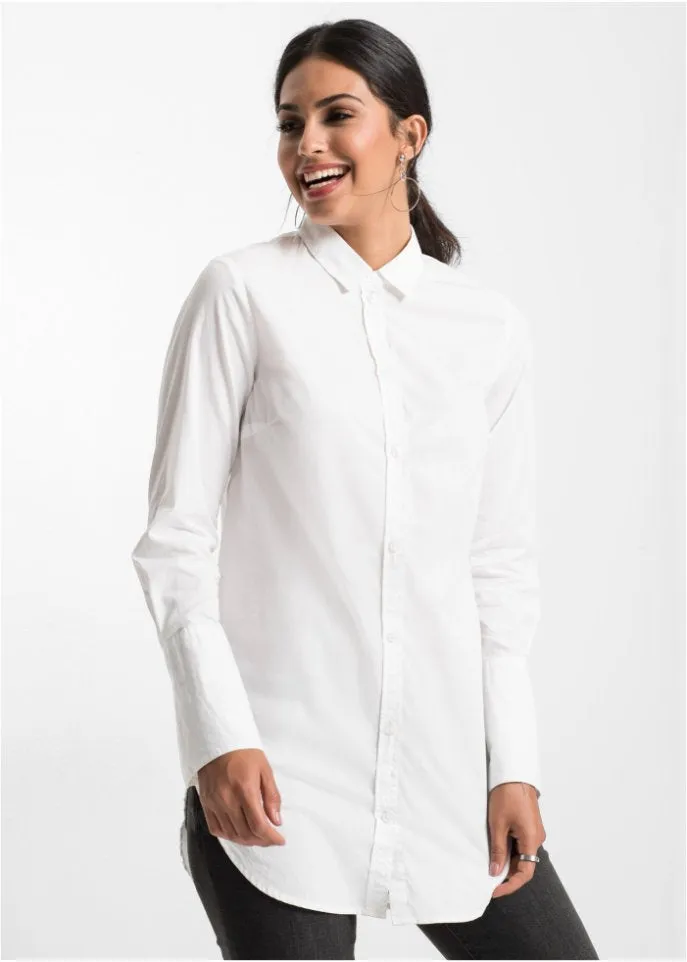 Bodyflirt long blouse, white