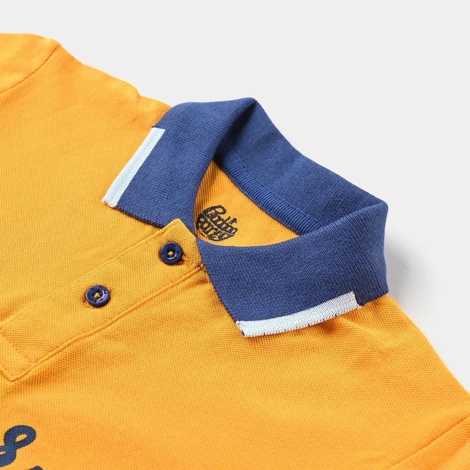 Boys Cotton PK Polo California-Citrus