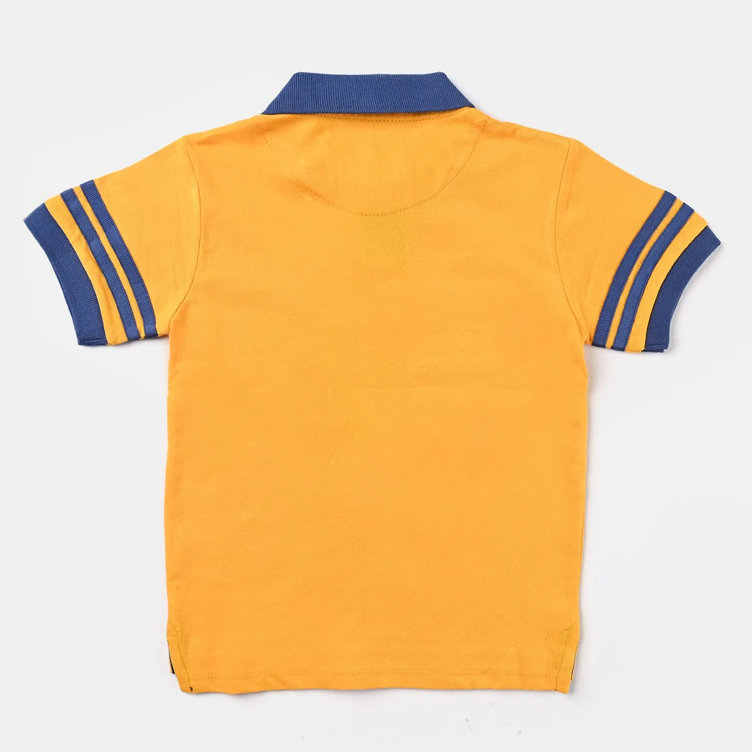 Boys Cotton PK Polo California-Citrus