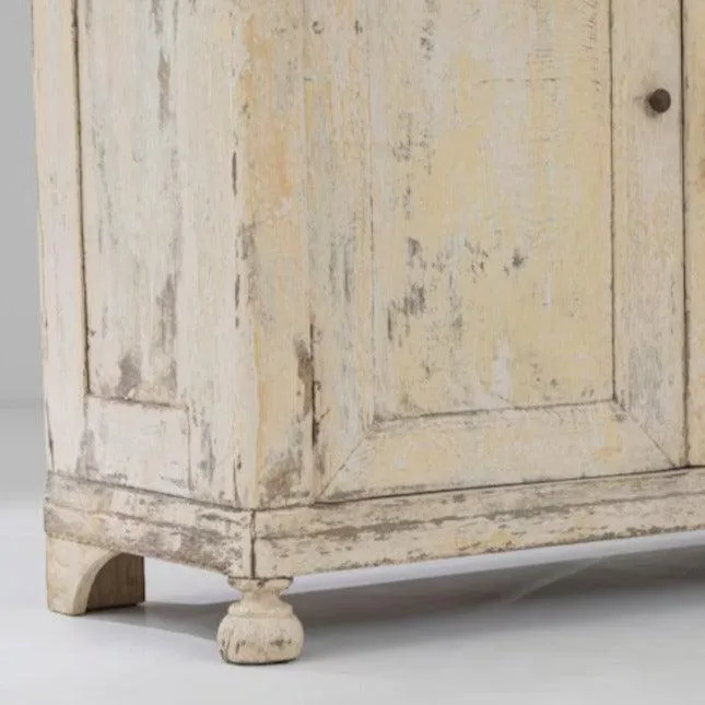 Buttercream French Farmhouse Cabinet, circa 1850