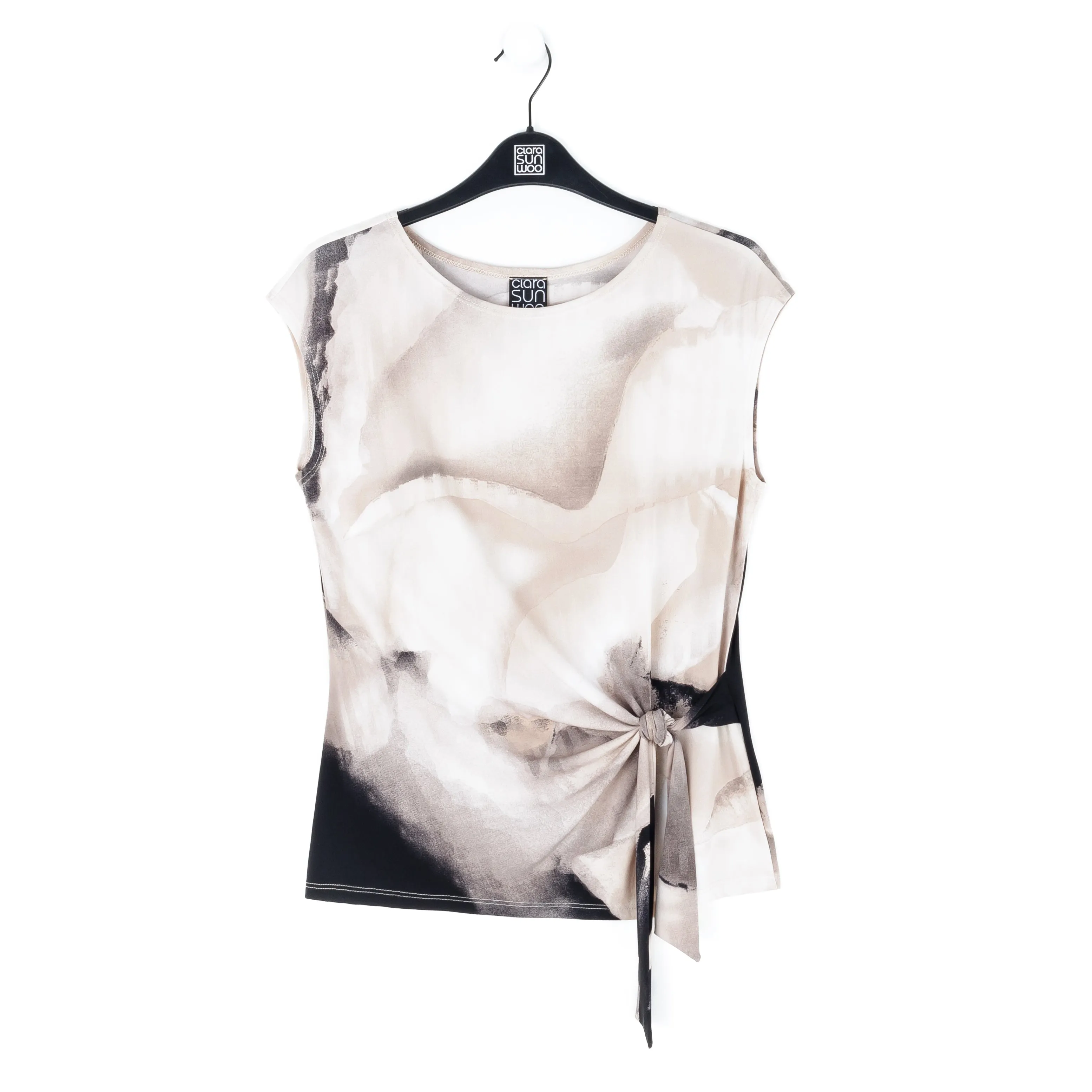 Cap Sleeve Side Tie Top - Watercolor - Final Sale!