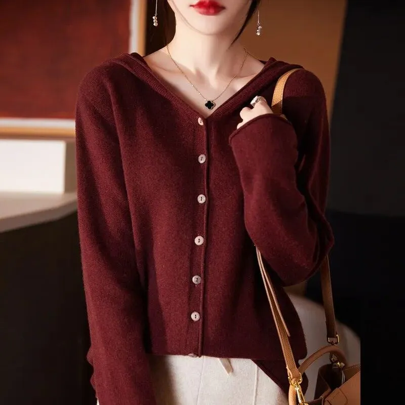 Cashmere Knitted Sweater Coat - 6 Colour Choice