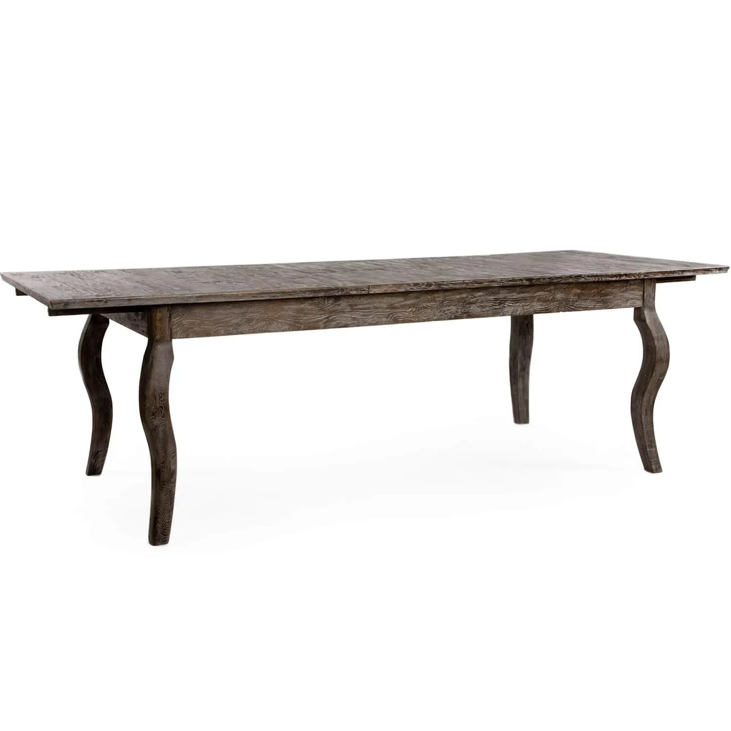 Dark Rhone Oak Dining Table - Extendable