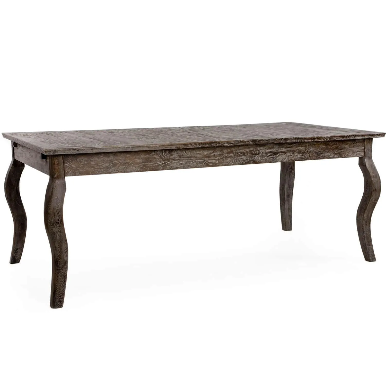 Dark Rhone Oak Dining Table - Extendable