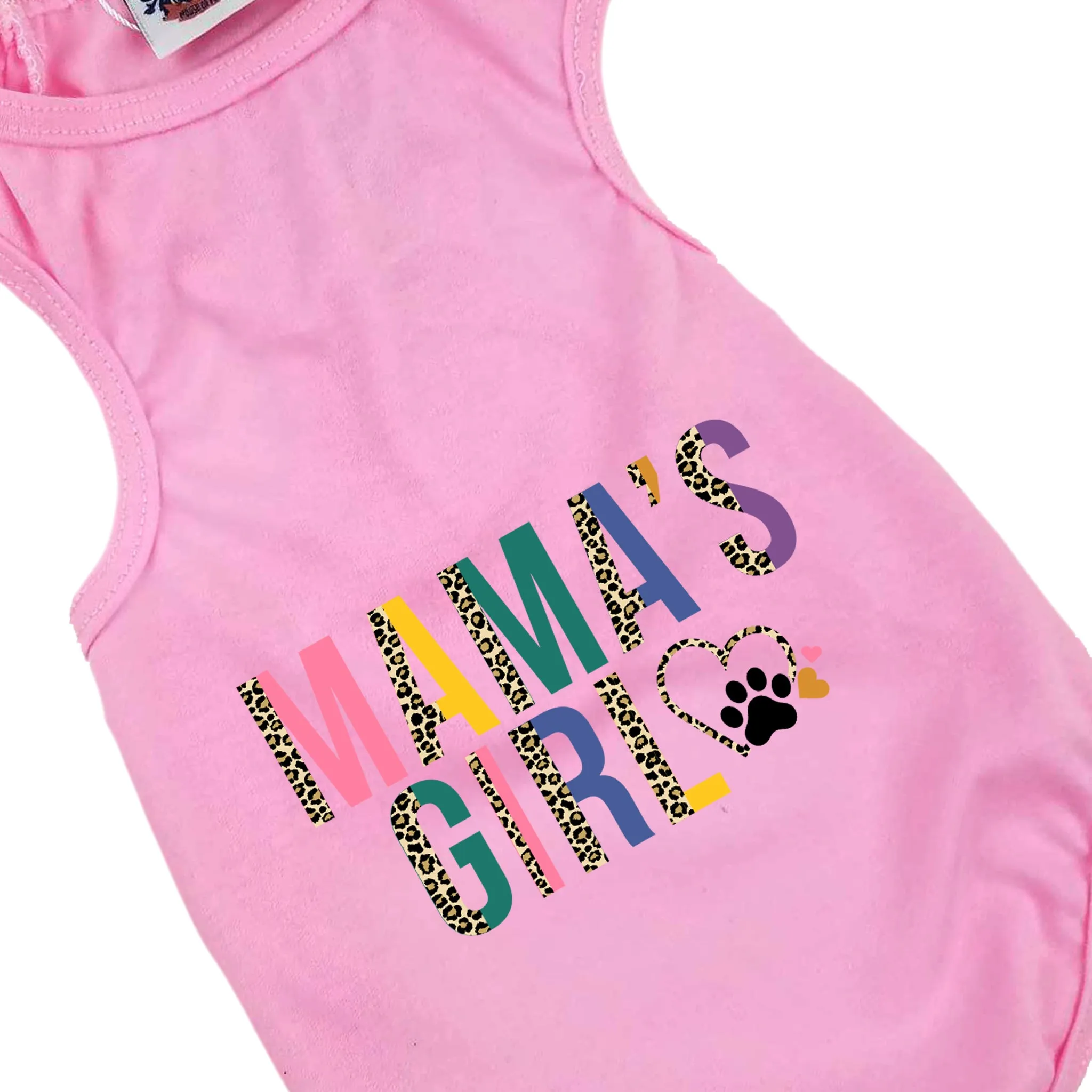 Dog Shirt | Mama's Girl Leopard