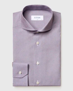 ETON 10000088455 PIN/RED SLIM SC SHIRT