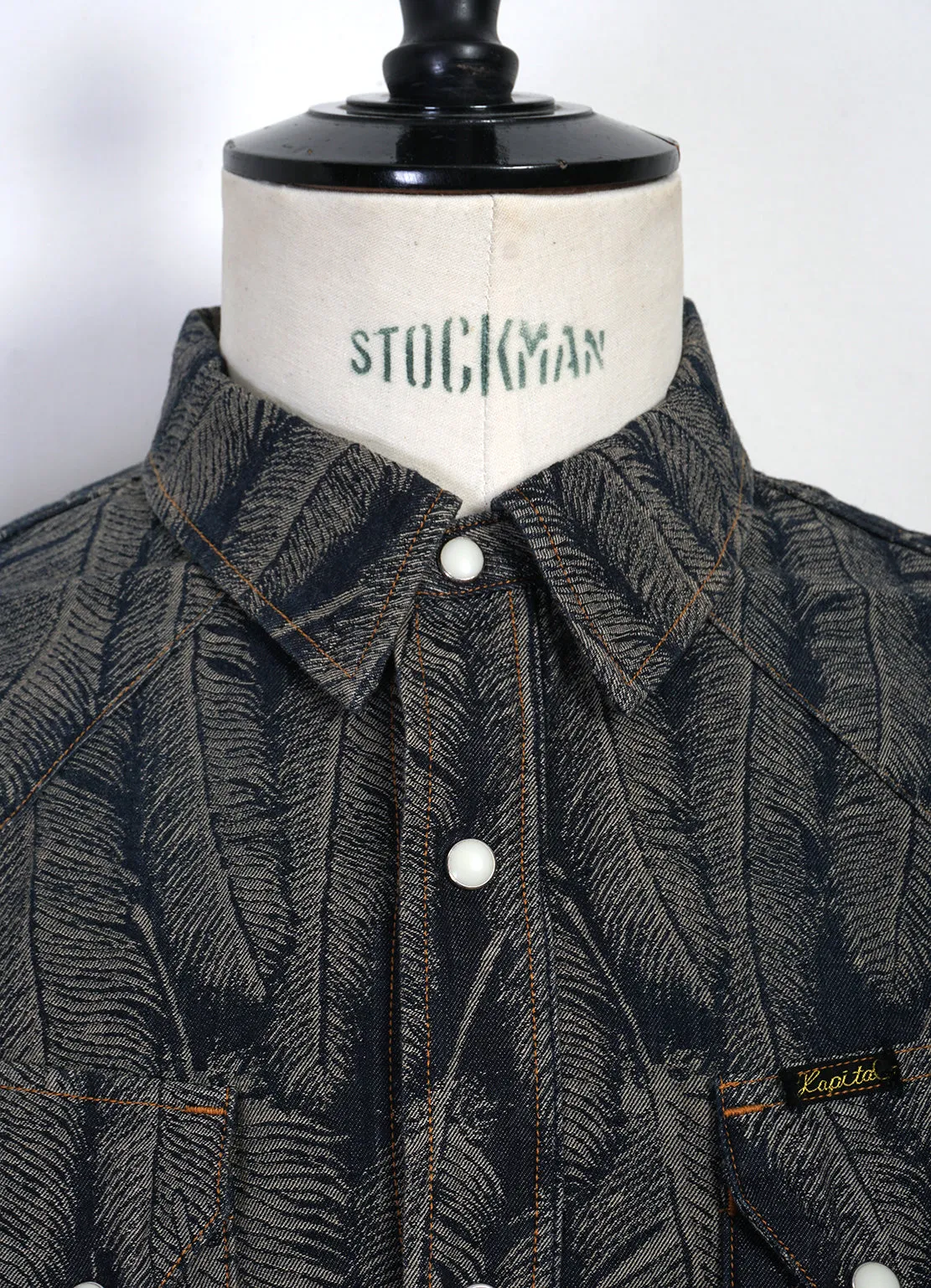 FEATHER DENIM | 5oz Western Shirt | Indigo