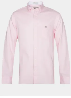 GANT - Honeycomb Texture Shirt, Light Pink