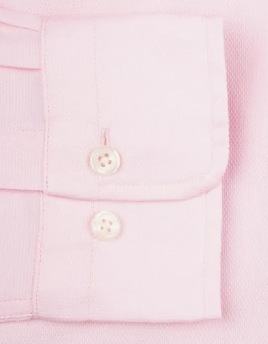 GANT - Honeycomb Texture Shirt, Light Pink