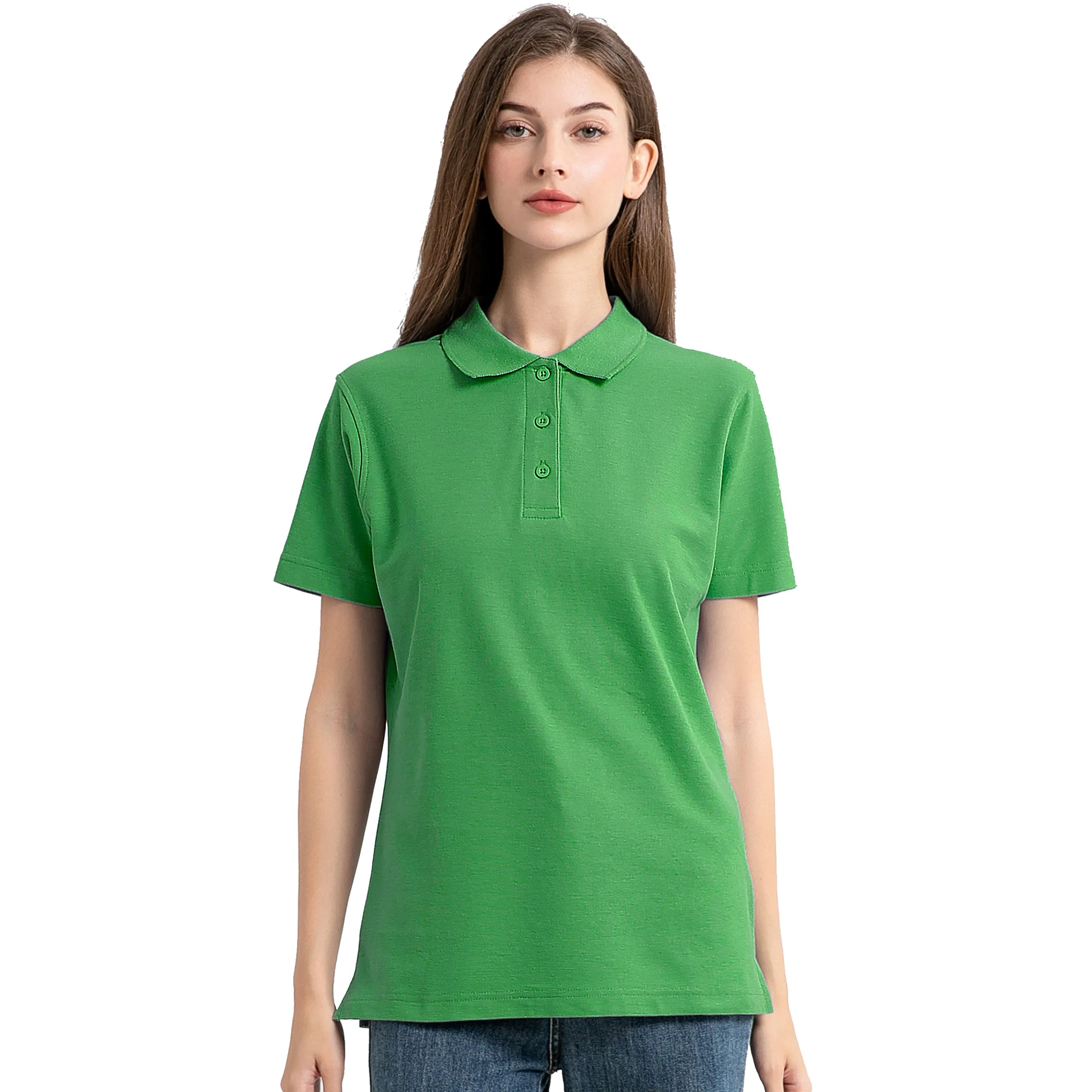 ISUSI Everyday Ladies Polo Shirts, Cotton Blend, UPF 30 