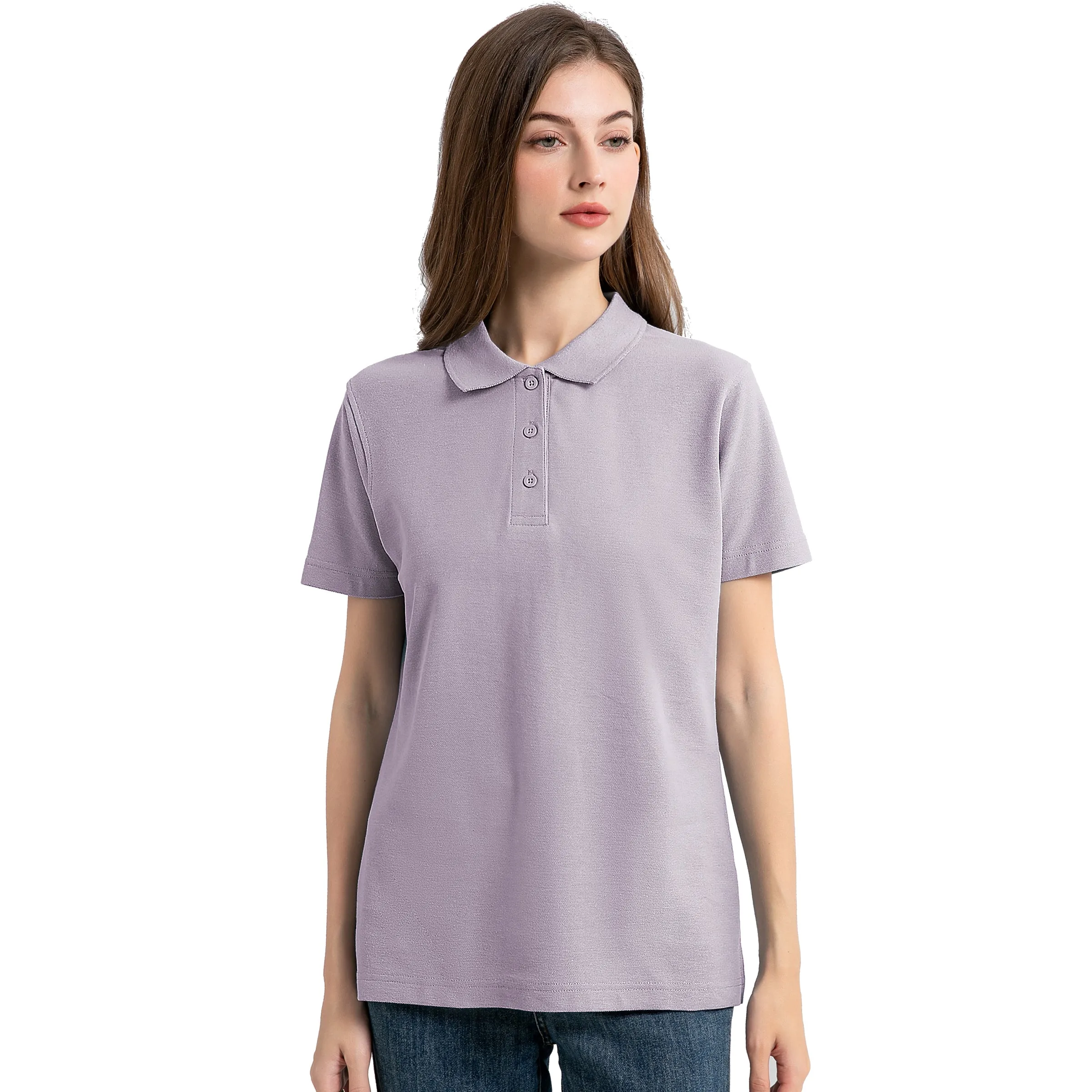 ISUSI Everyday Ladies Polo Shirts, Cotton Blend, UPF 30 