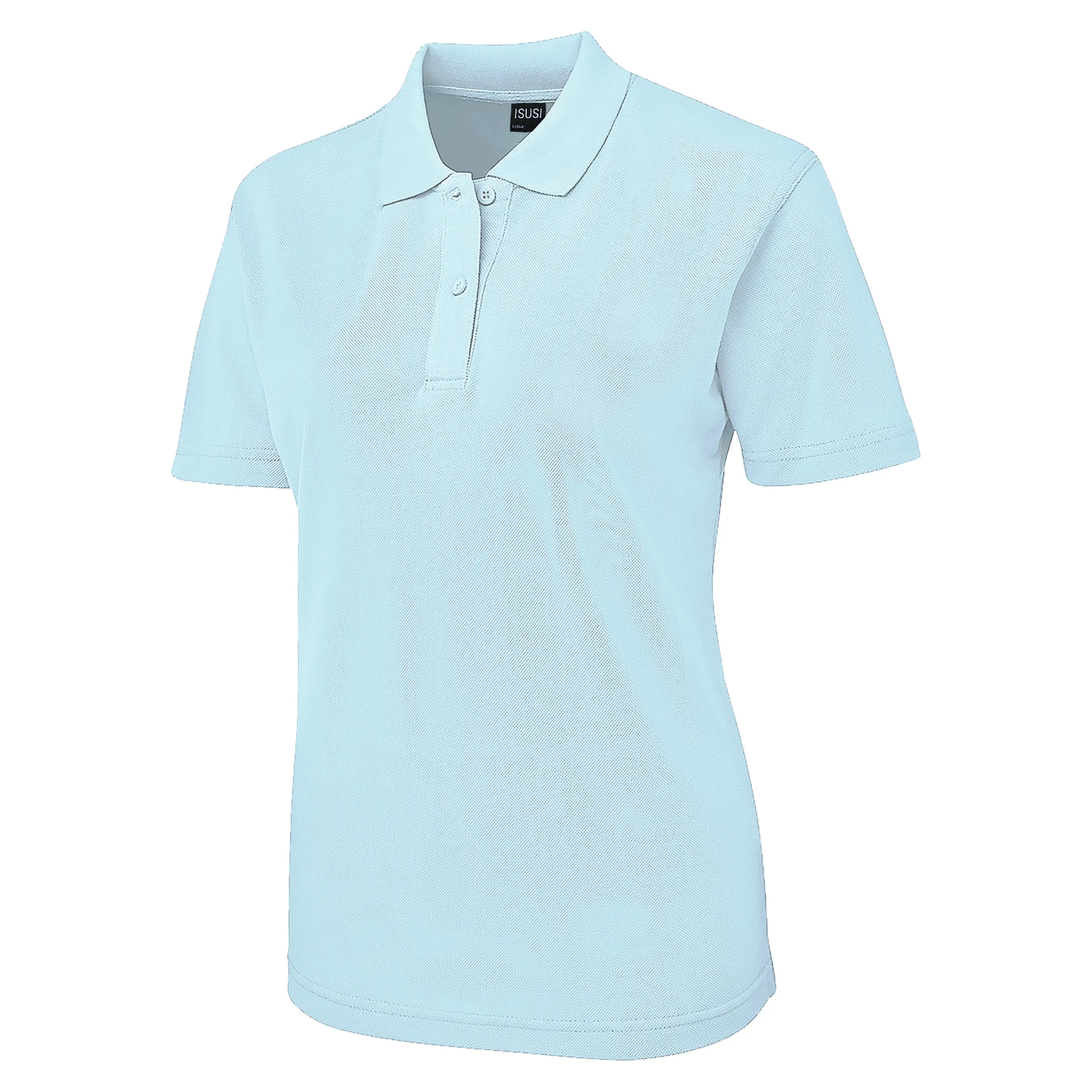 ISUSI Everyday Ladies Polo Shirts, Cotton Blend, UPF 30 