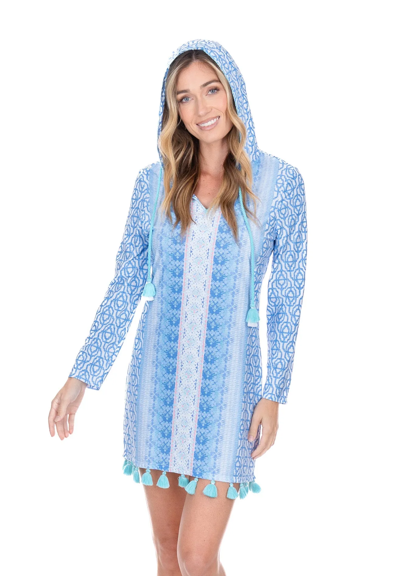 Lake Como Hooded Cover Up