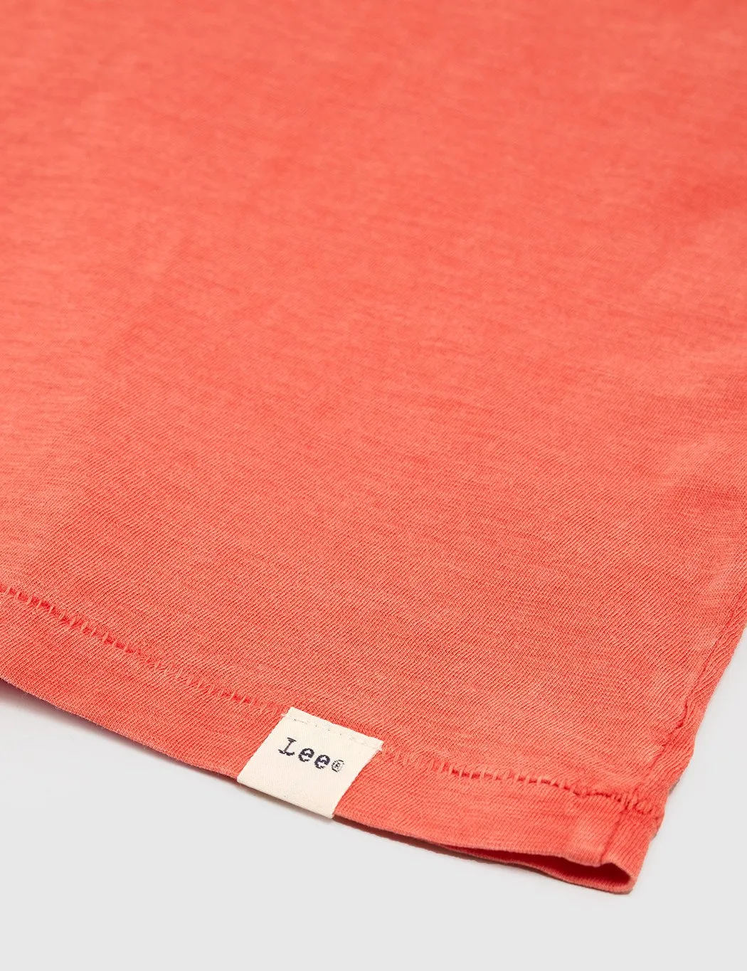 Lee Pocket T-Shirt - Faded Red