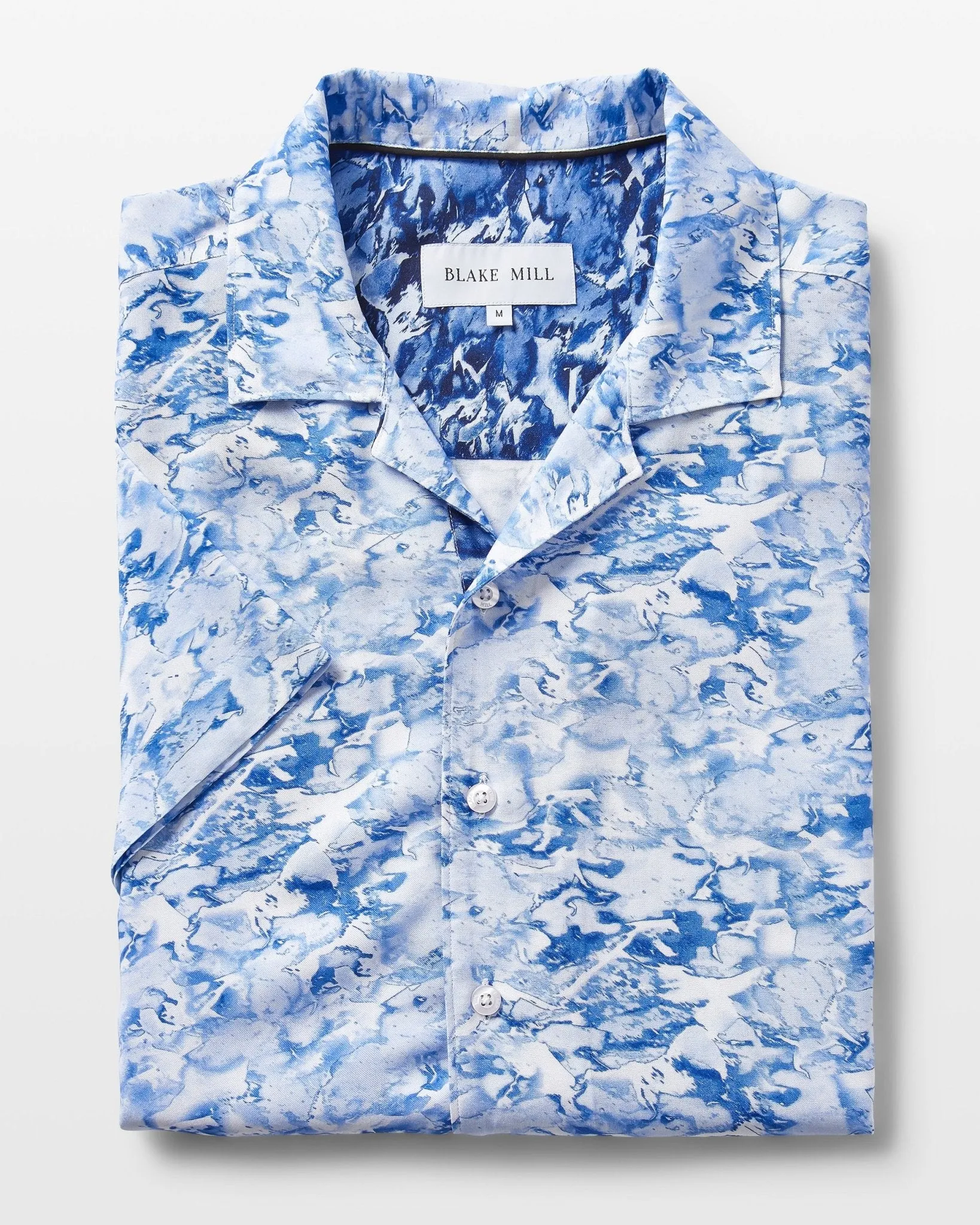 Looking Up Open Collar Shirt