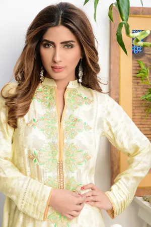 Mahwish & Farishtay Silk Cotton Net Tunics - MF09