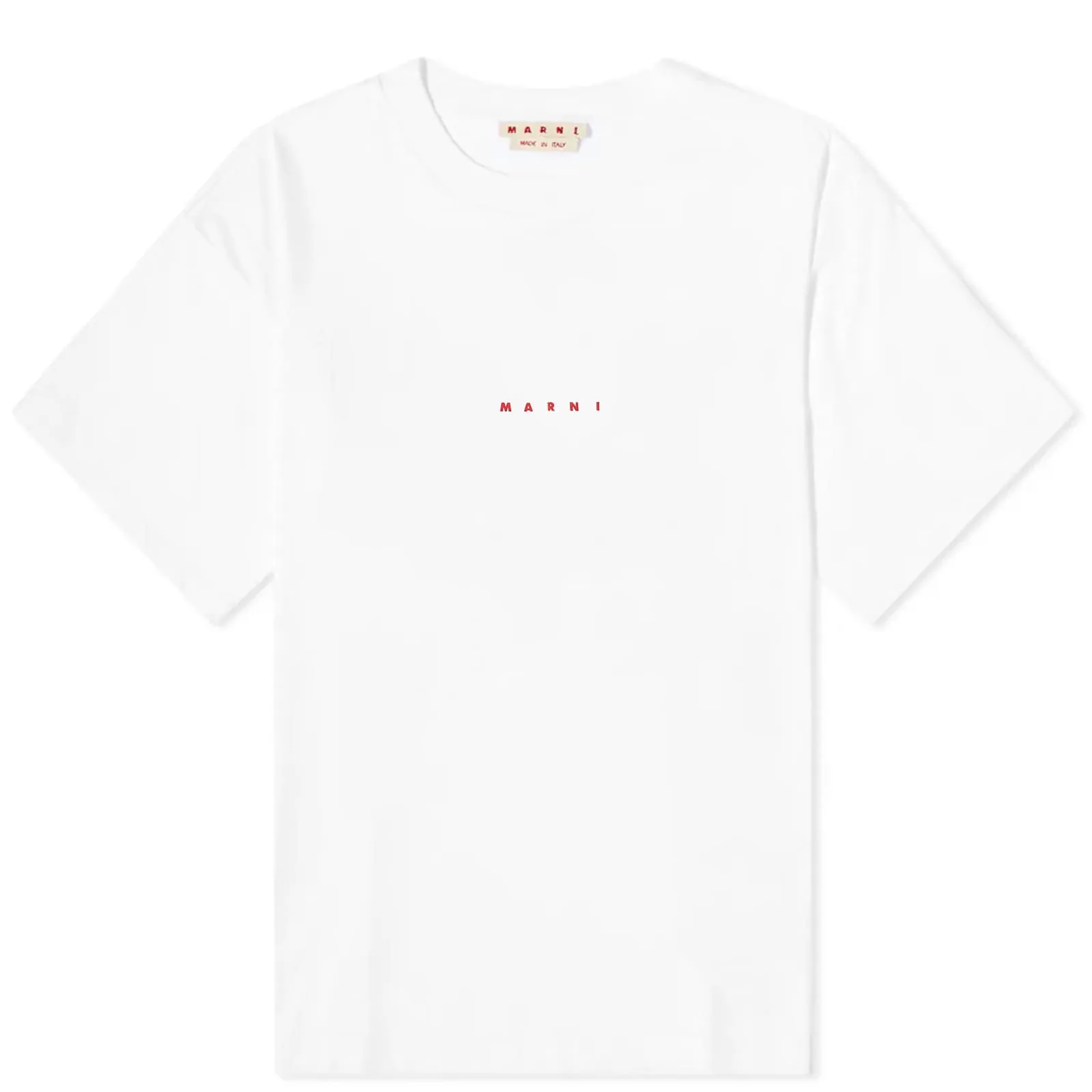 Marni Small Logo T-Shirt in Lily White