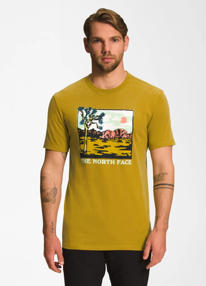 Men's S/S Injection Tee in Mineral Gold by The North Face