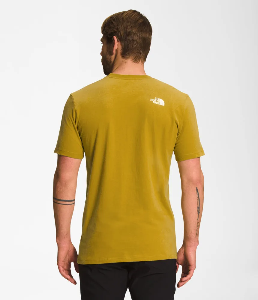 Men's S/S Injection Tee in Mineral Gold by The North Face