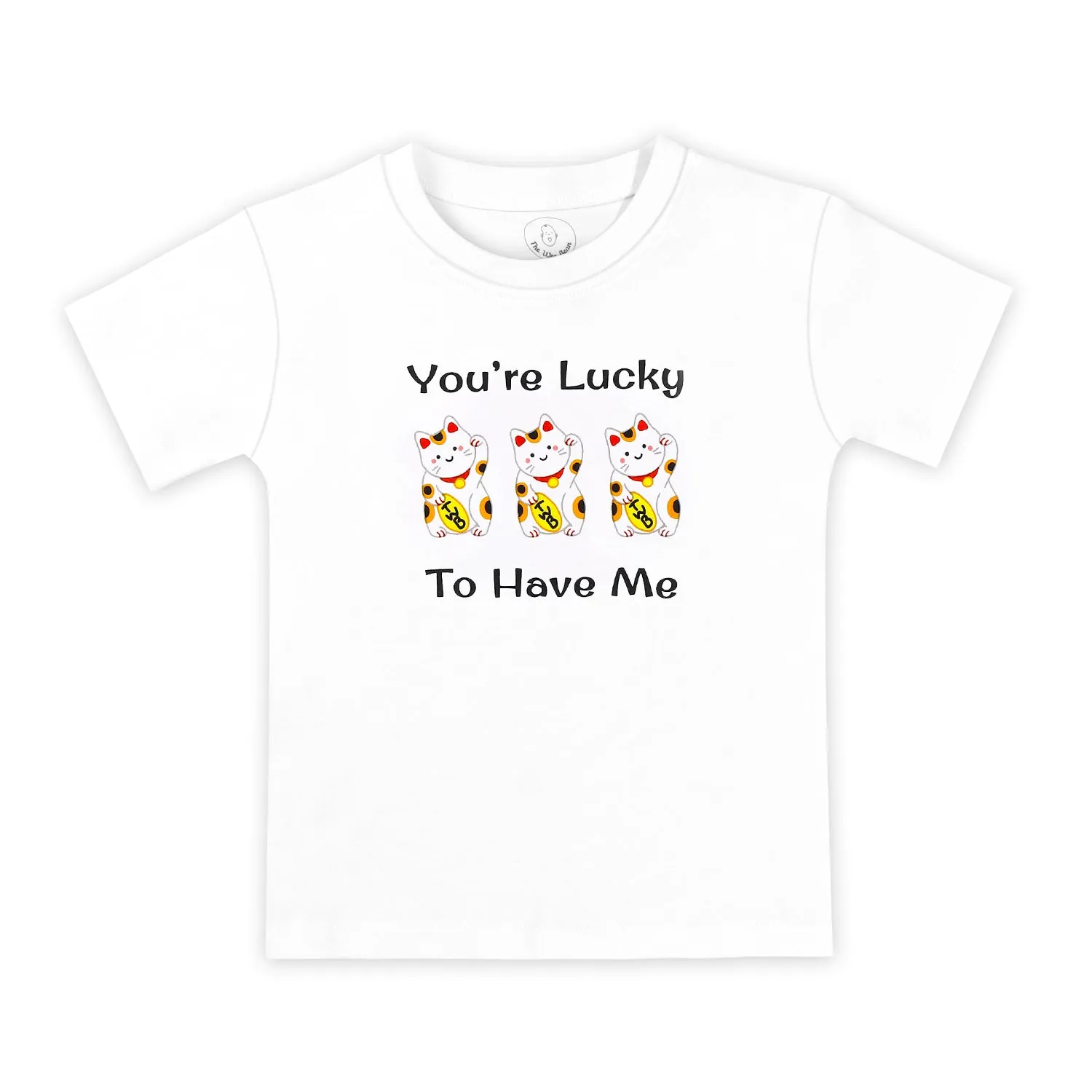 Organic Cotton Toddler Kid’s T-Shirt - Lucky Cat Maneki Neko