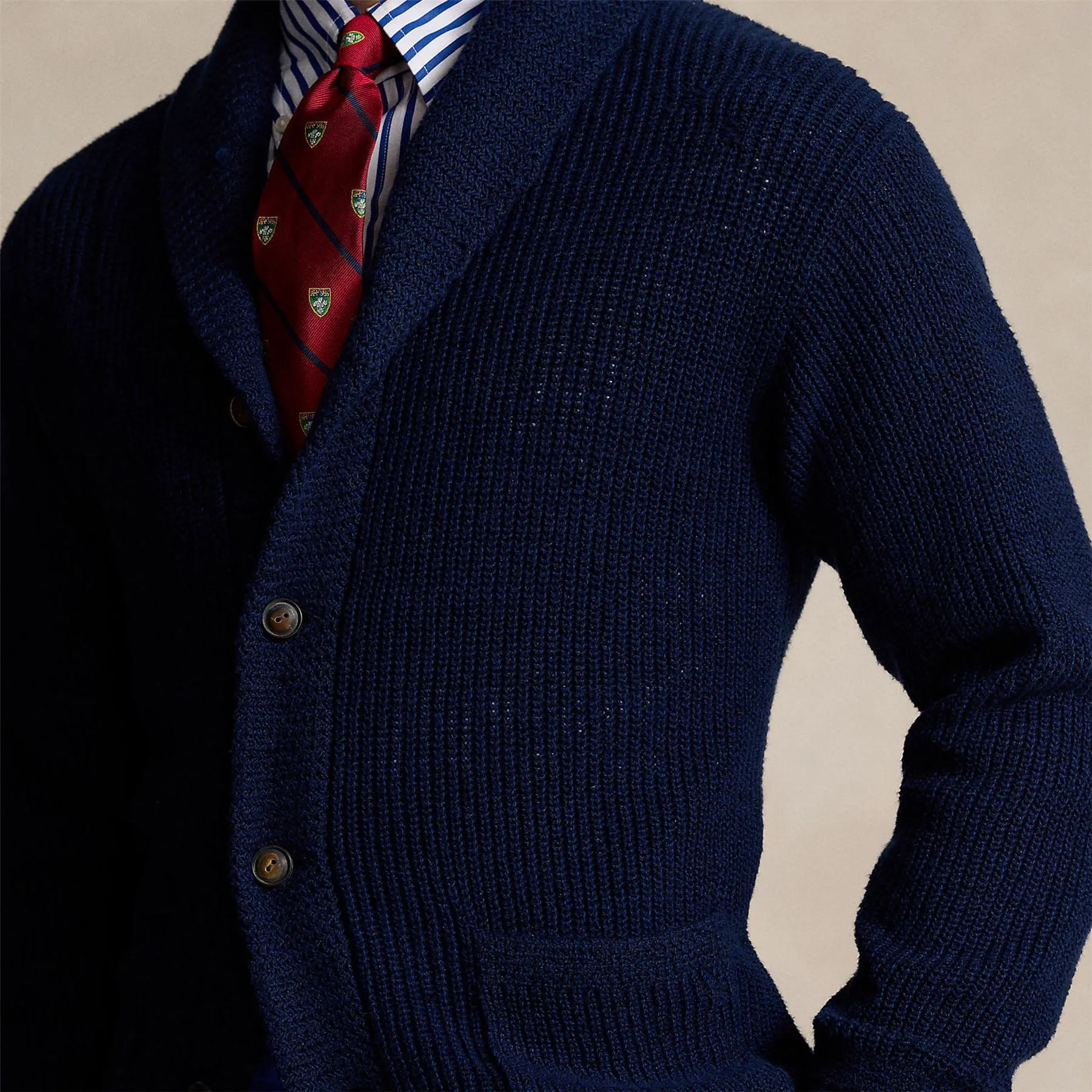 Shawl Cardigan Bright Navy - SS24