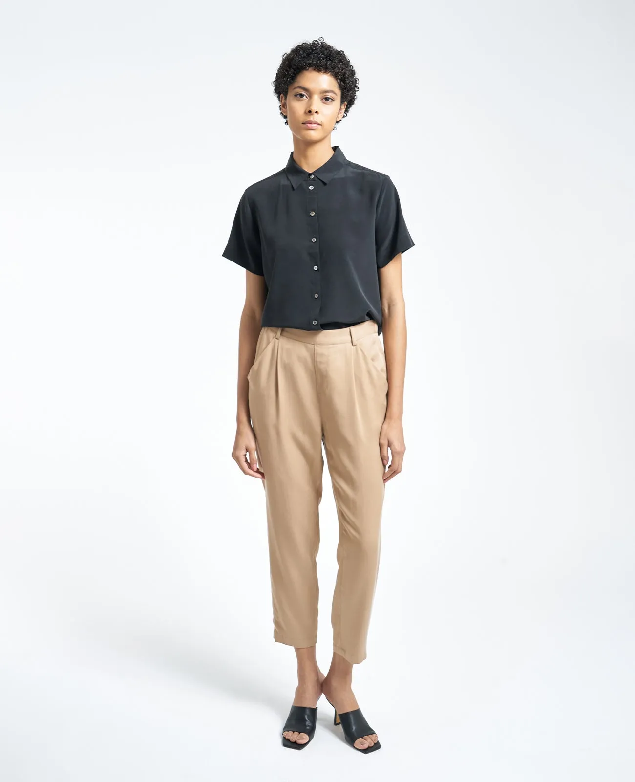 Silk Short Sleeve Shirt