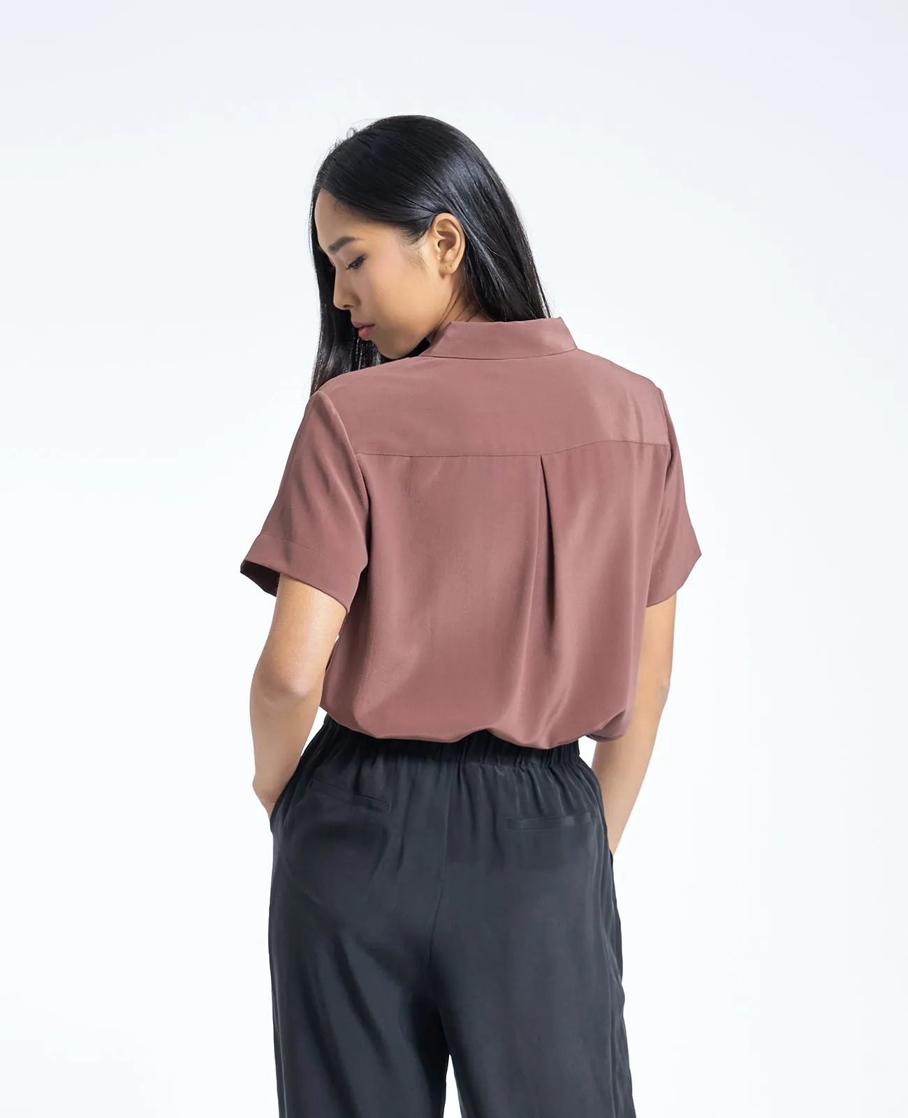 Silk Short Sleeve Shirt