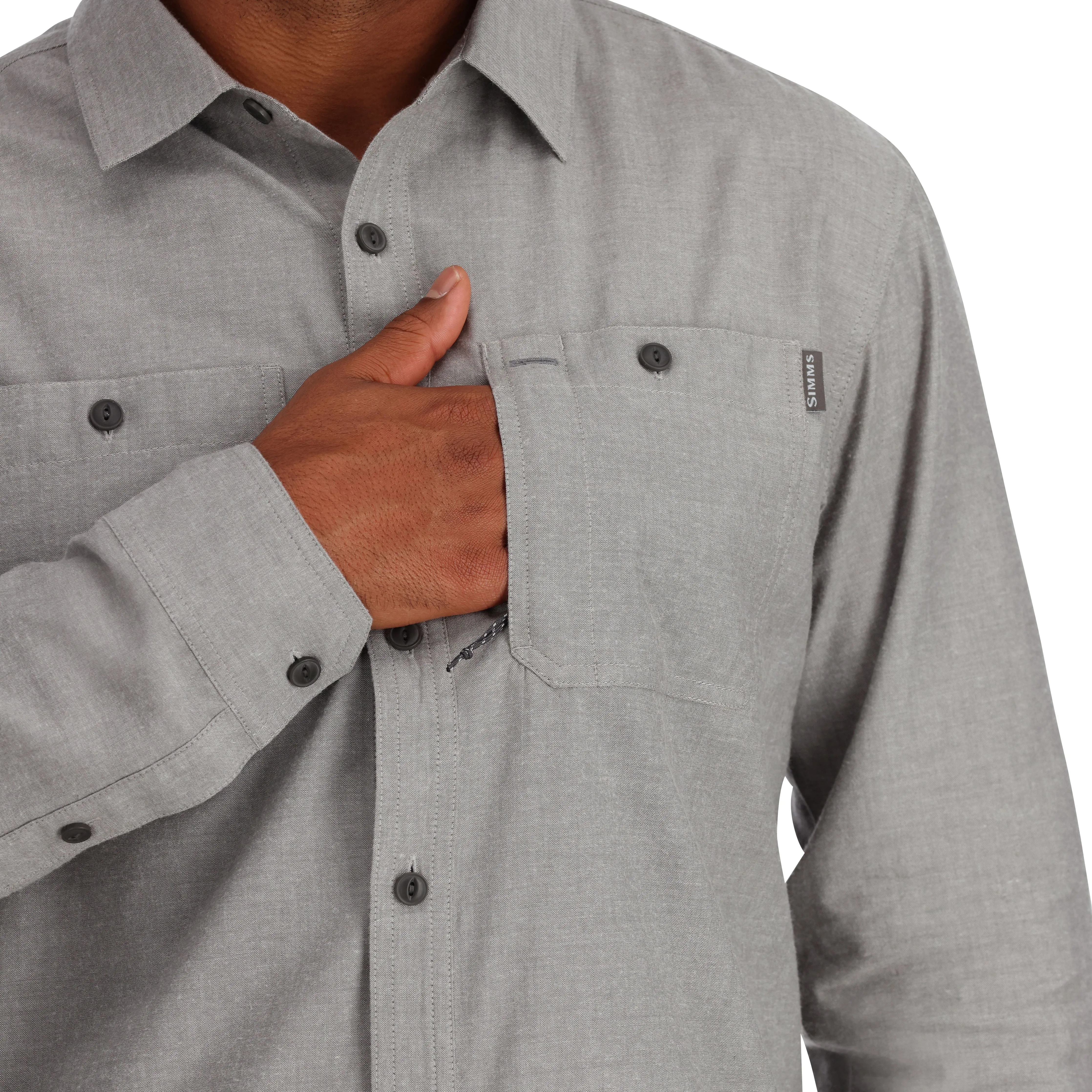 Simms Cutbank Chambray LS Shirt