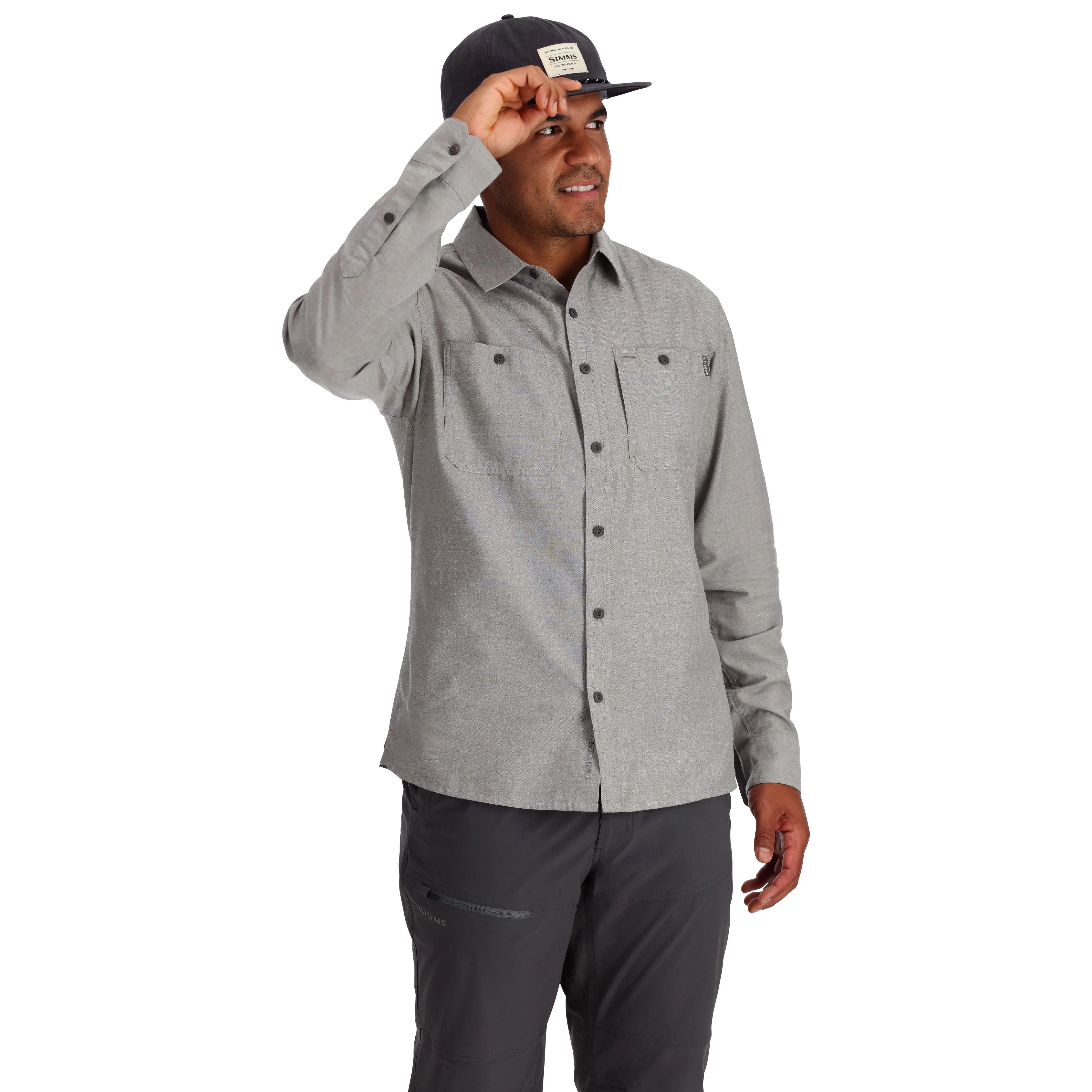 Simms Cutbank Chambray LS Shirt