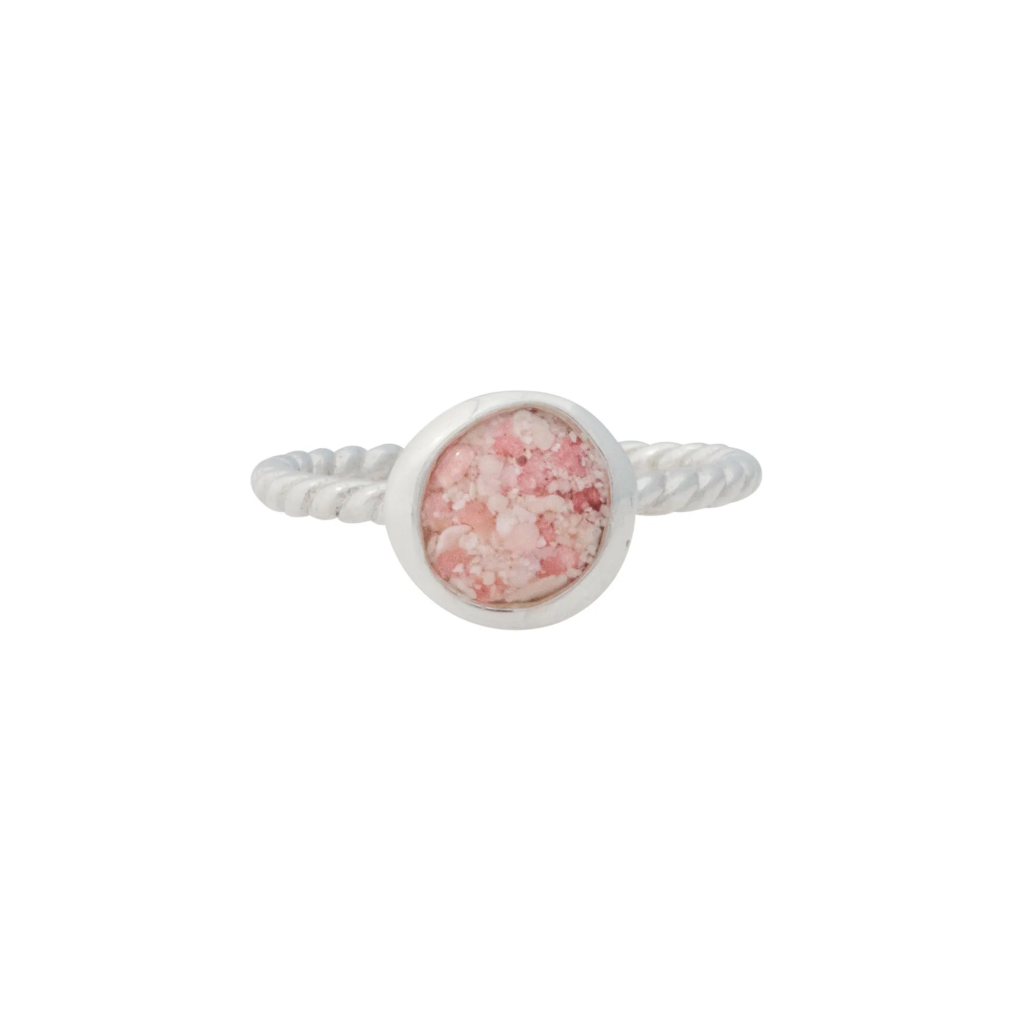 Splash ~  Circle (Medium) Braided Band Ring