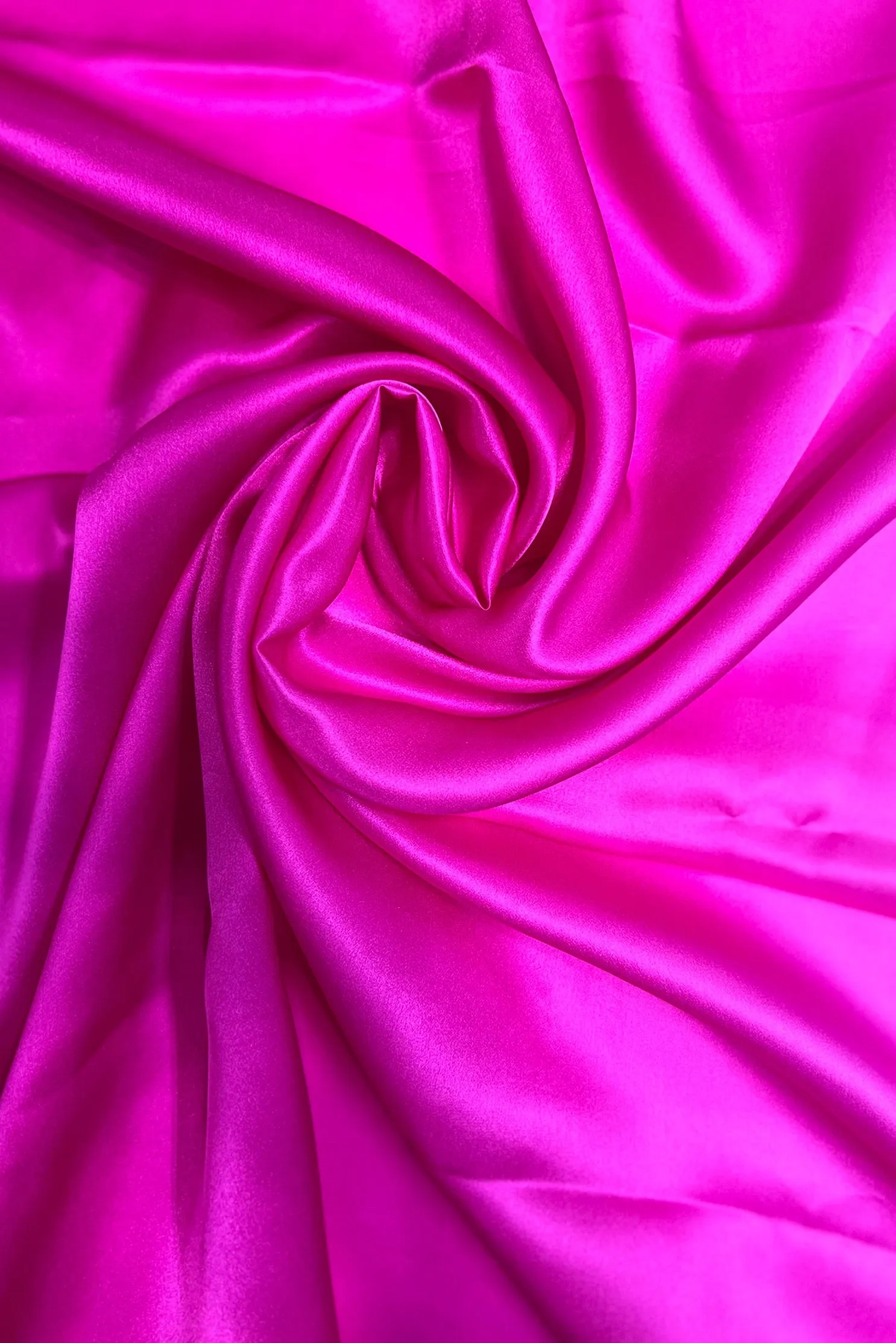 Super Pink/Fuschia Satin Crepe