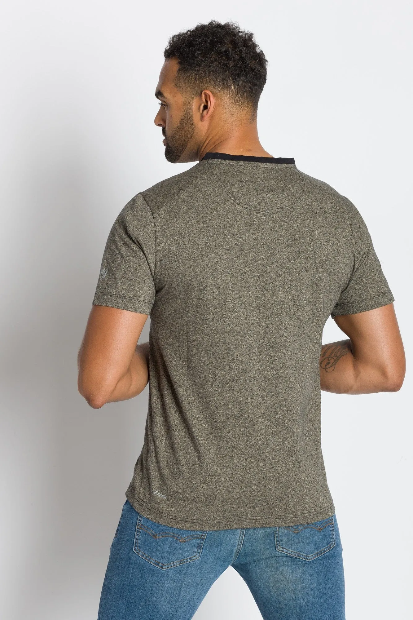 Trekker |  Men's Short Sleeve Grindle Jersey Henley