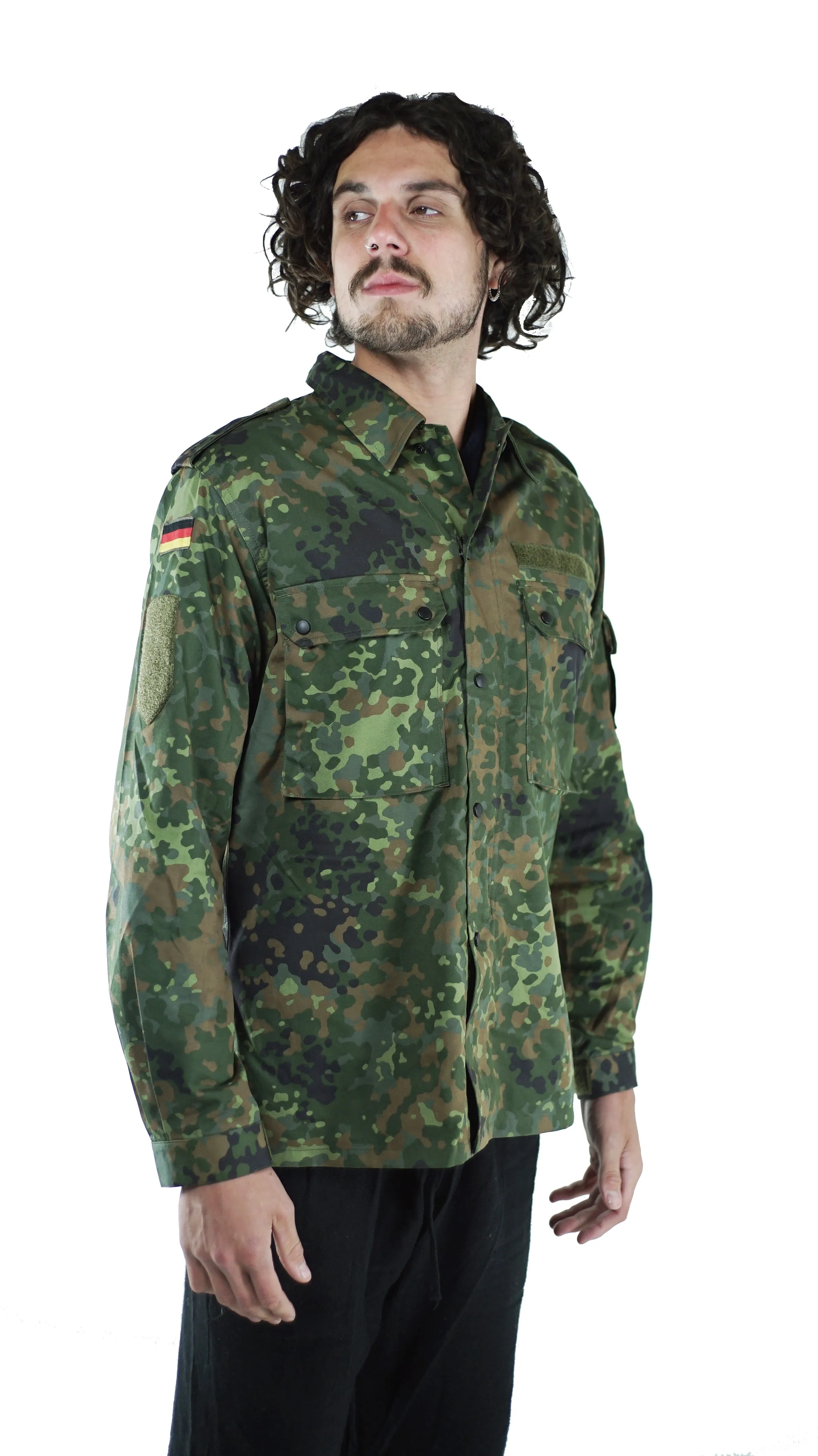 Wear It Green - Vintage German Flecktarn Camo Shirts - Grade 1