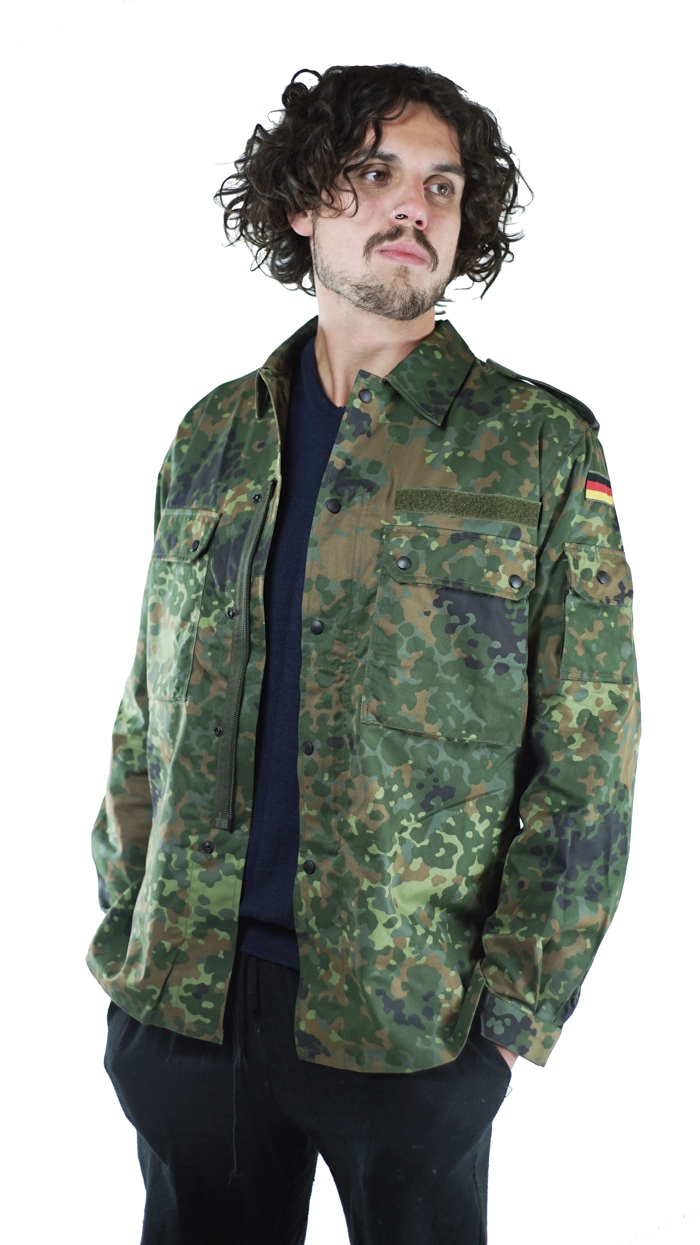 Wear It Green - Vintage German Flecktarn Camo Shirts - Grade 1