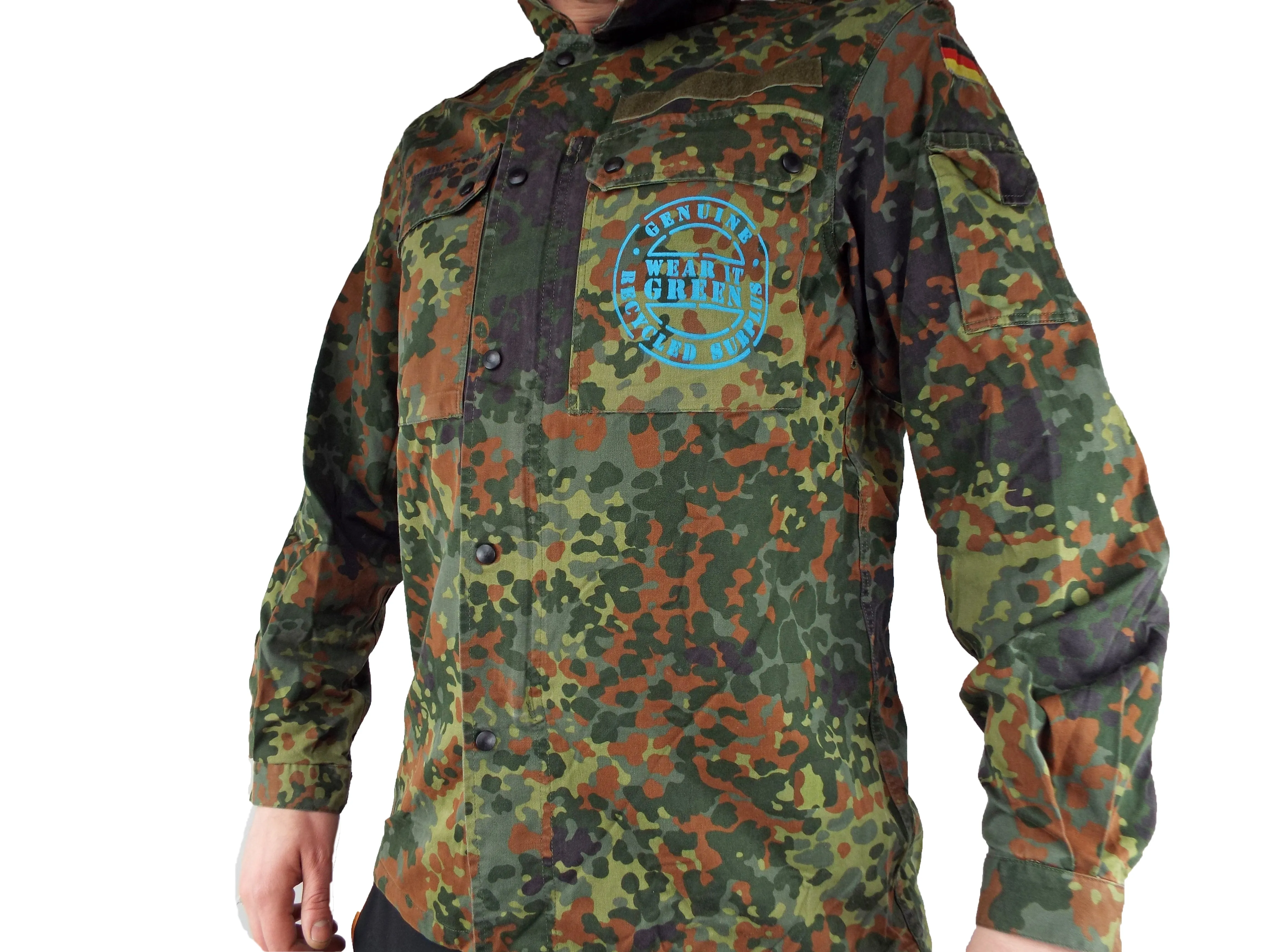 Wear It Green - Vintage German Flecktarn Camo Shirts - Grade 1