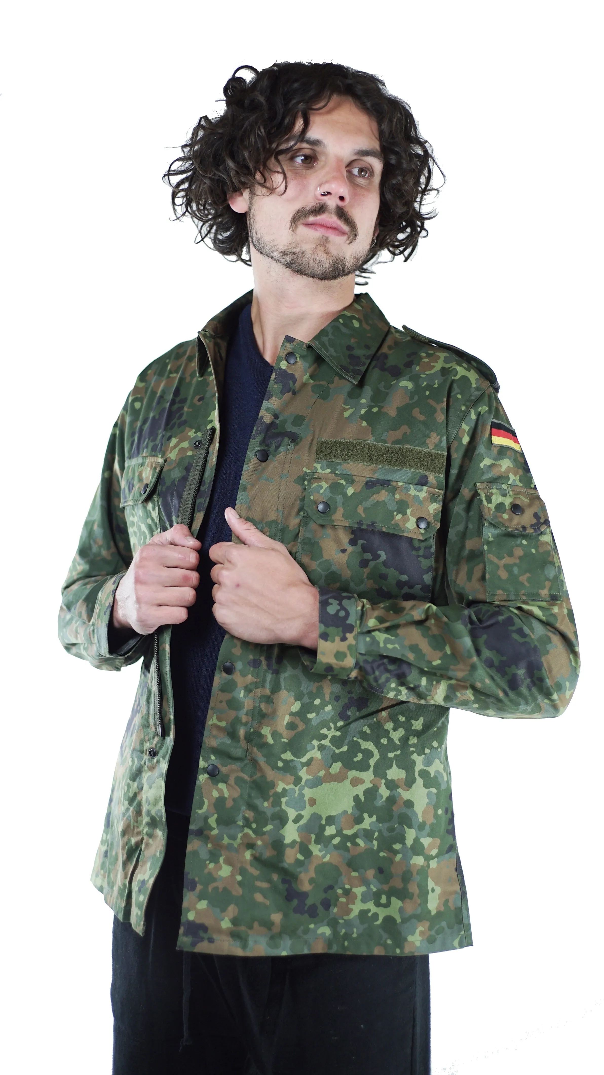 Wear It Green - Vintage German Flecktarn Camo Shirts - Grade 1