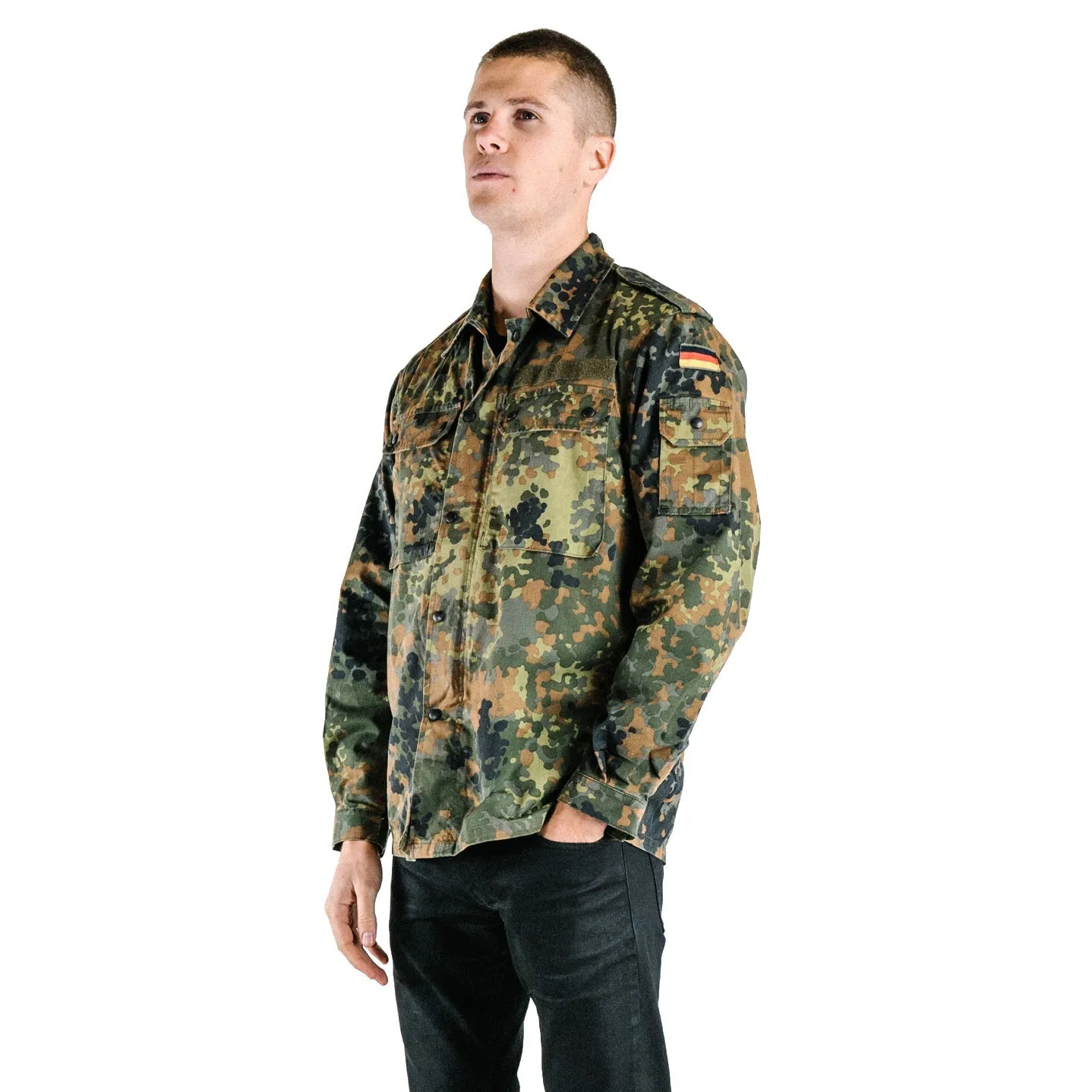 Wear It Green - Vintage German Flecktarn Camo Shirts - Grade 1