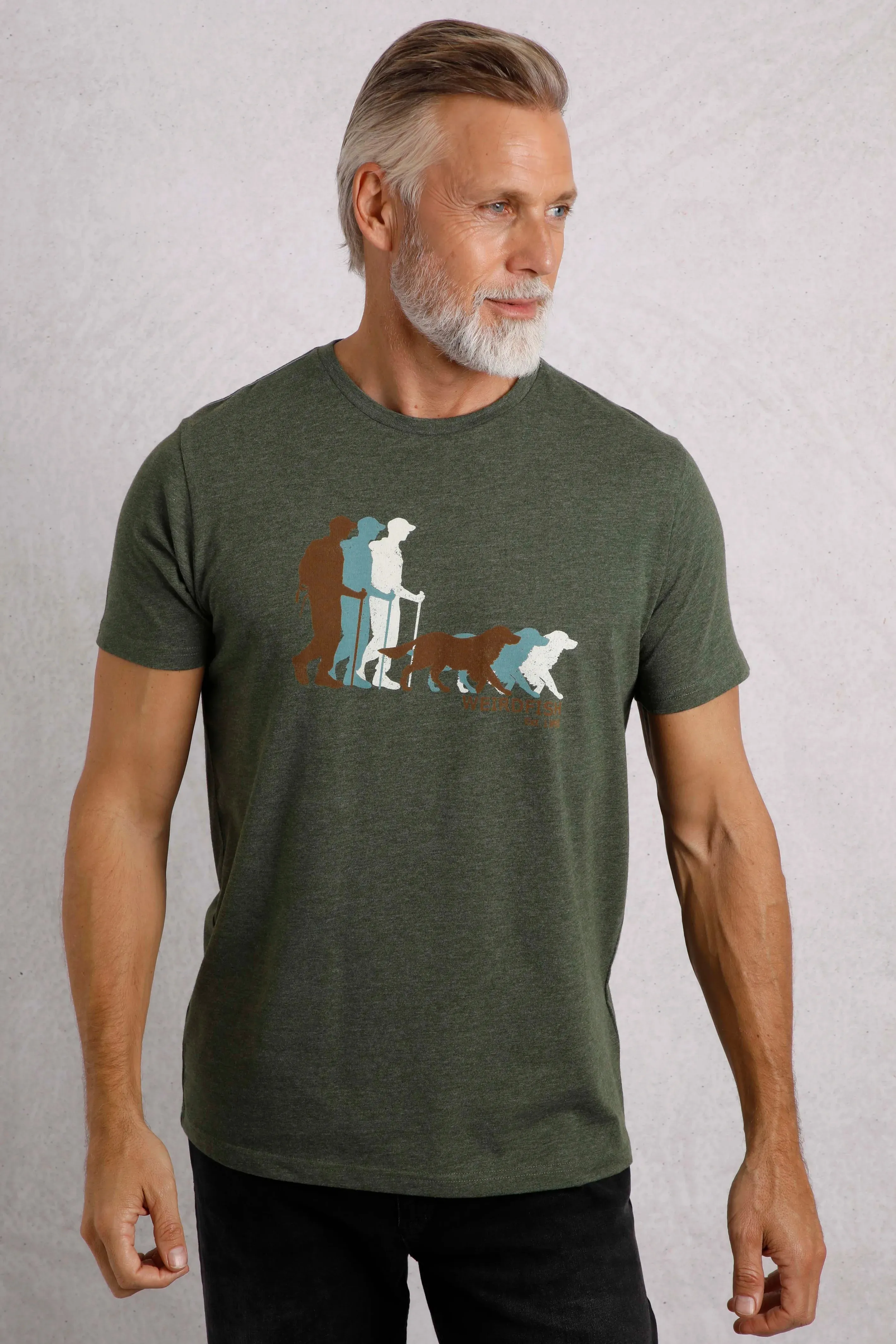 Weird Fish S Fir Green Man's Best Friend Eco Graphic T-Shirt