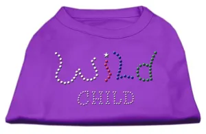 Wild Child Rhinestone Shirts Purple S (10)